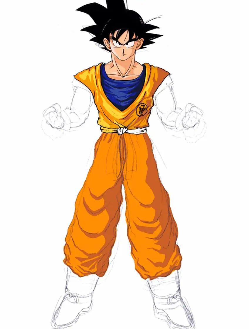 son goku drawing 27