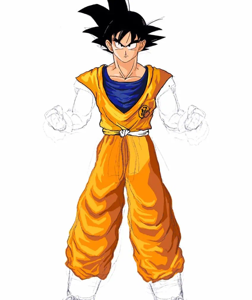 son goku drawing 30