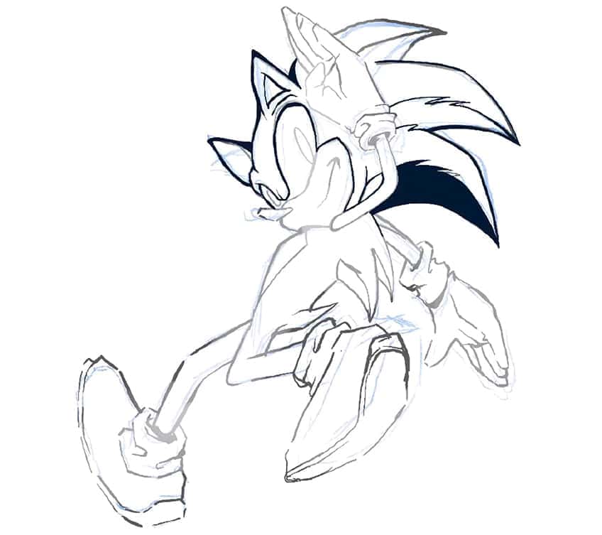 sonic drawing 14