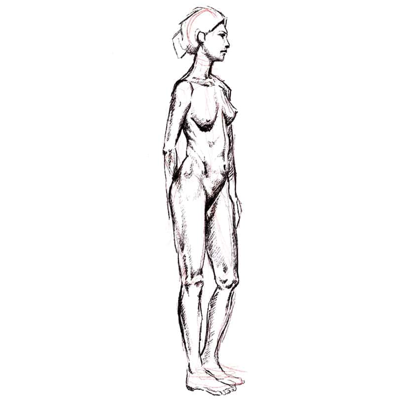 standing pose reference