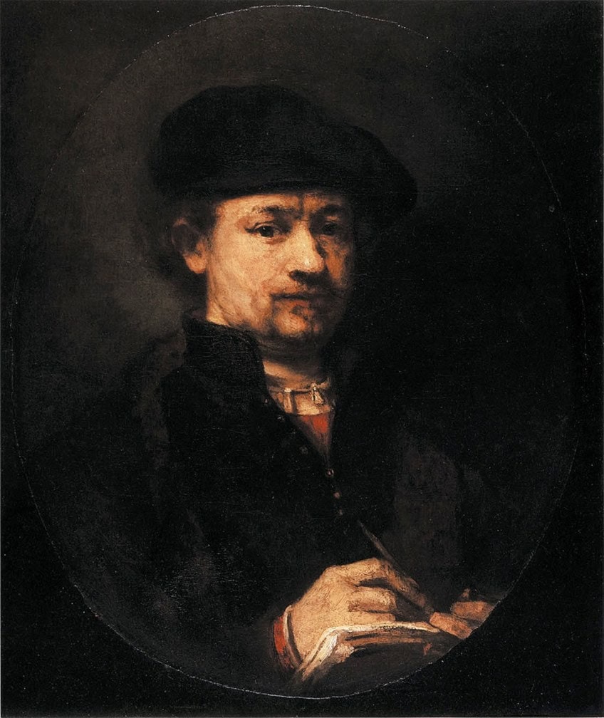 Rembrandt Selbstporträt Gemälde