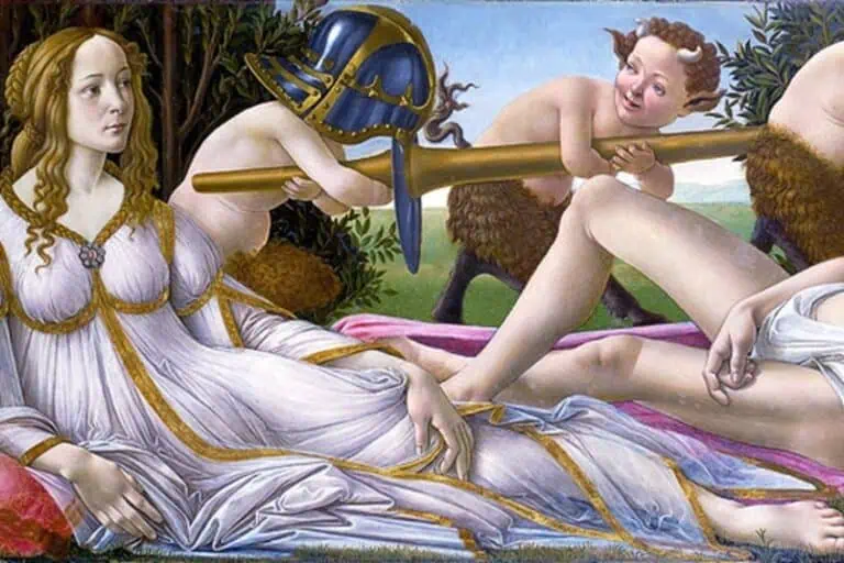 Venus und Mars von Sandro Botticelli