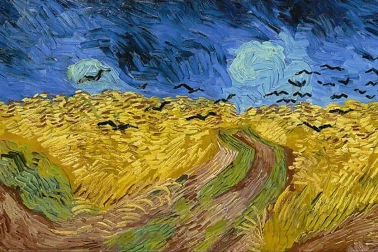 Weizenfeld mit Krähen von Vincent van Gogh