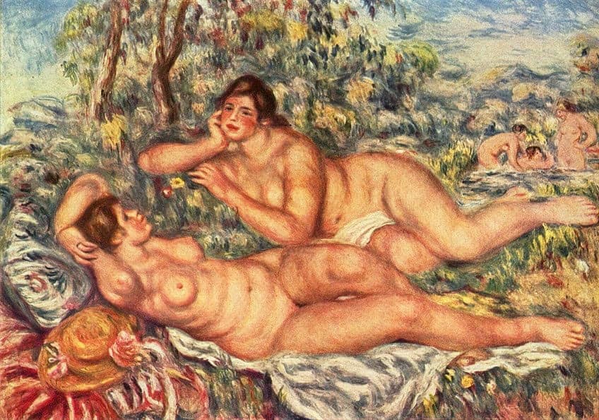 Analyse von Die Badenden von Pierre-Auguste Renoir