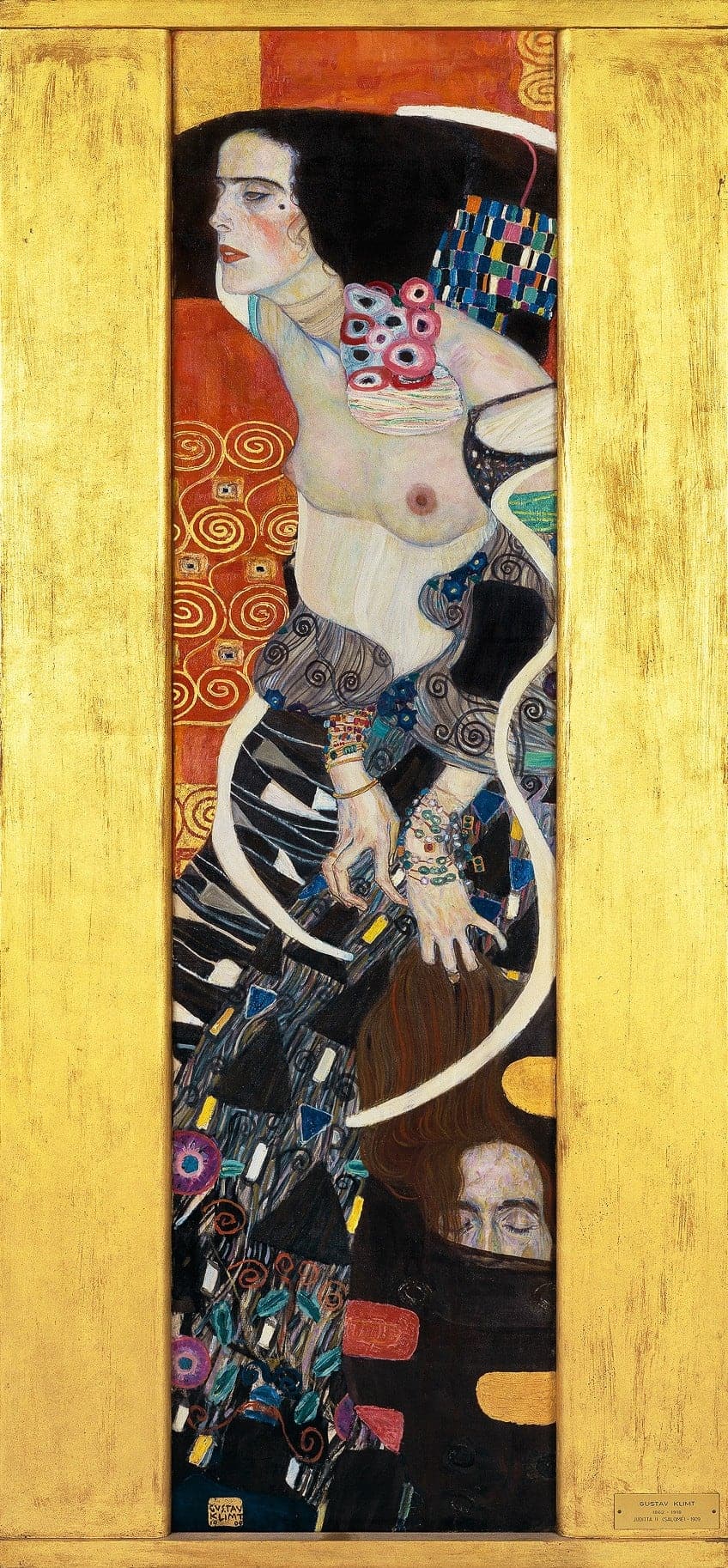 Kontext der Dame mit Fächer von Gustav Klimt