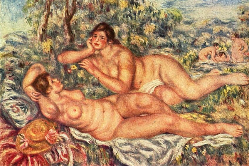 Die Badenden von Pierre-Auguste Renoir