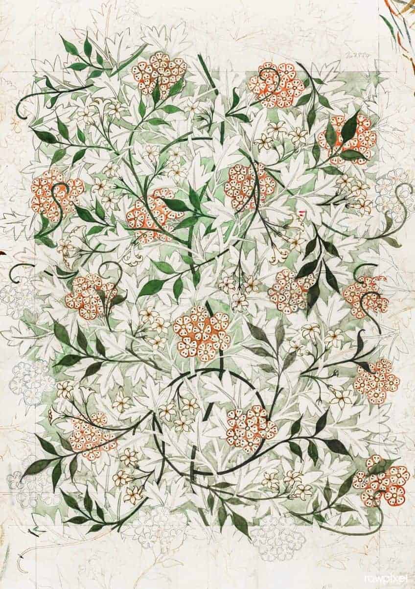 William Morris Aquarelle