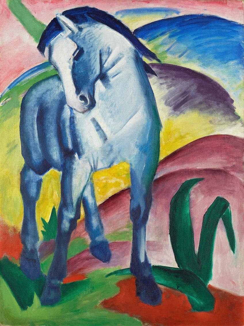 Analyse des Blauen Pferdes I von Franz Marc