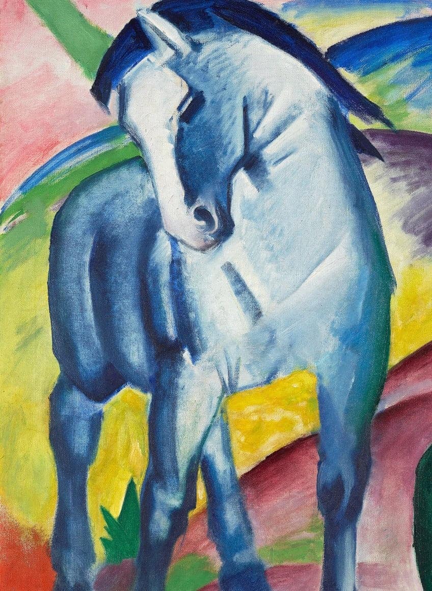 Form in Blue Horse I von Franz Marc