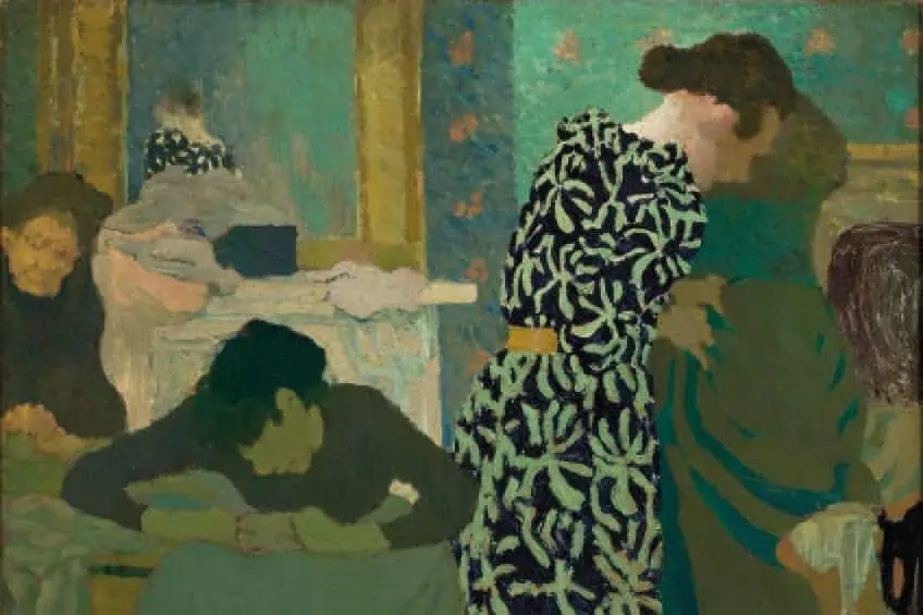 Das Blumenkleid von Édouard Vuillard