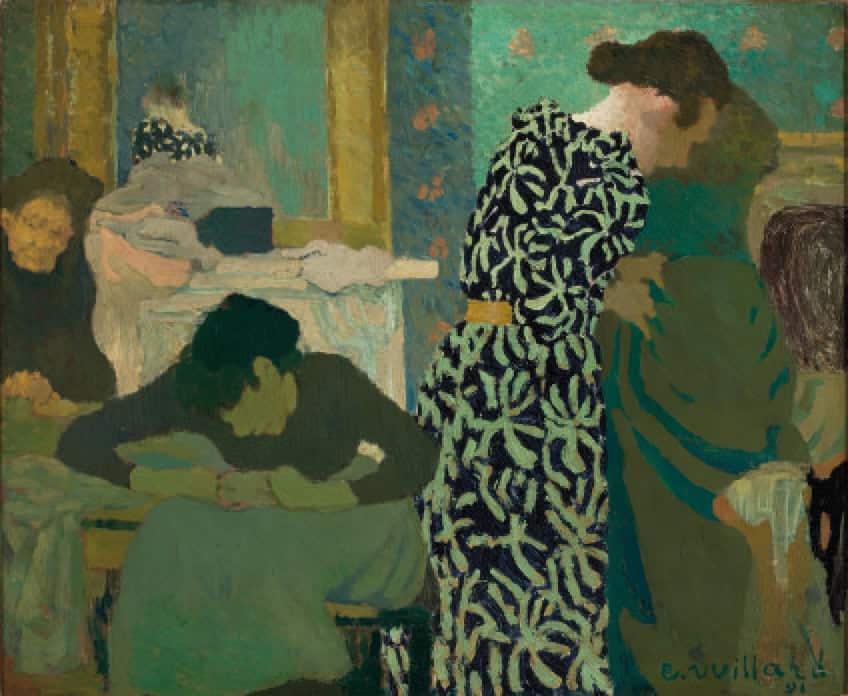 Das geblümte Kleid von Édouard Vuillard Analyse