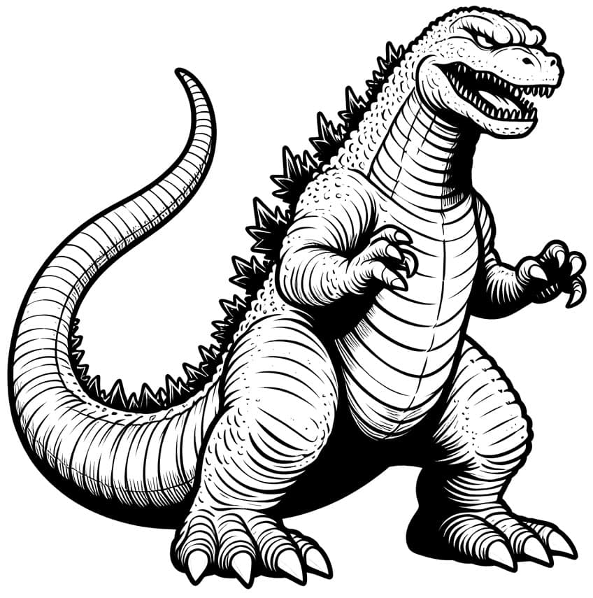 godzilla ausmalbild 25