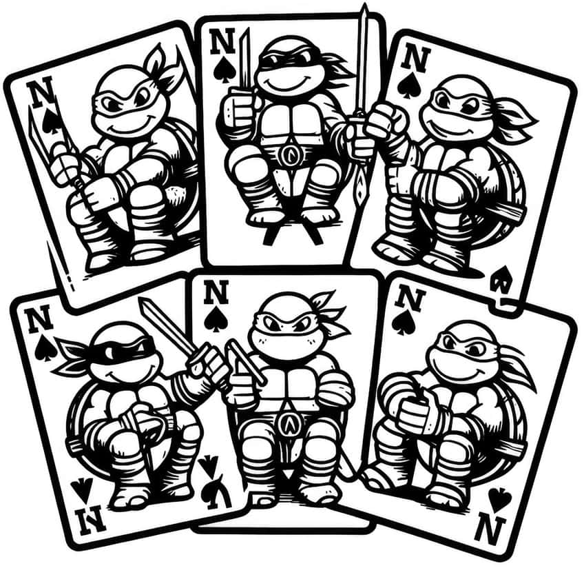 ninja turtles ausmalbild 20