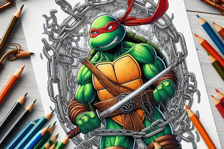 ninja turtles ausmalbilder