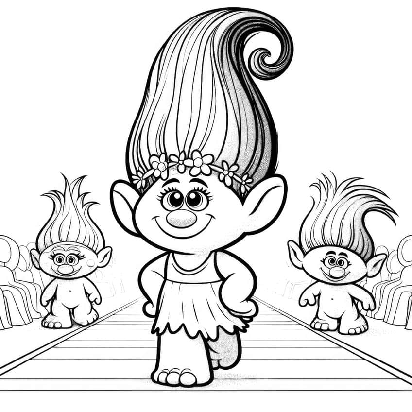 trolls ausmalbild 08