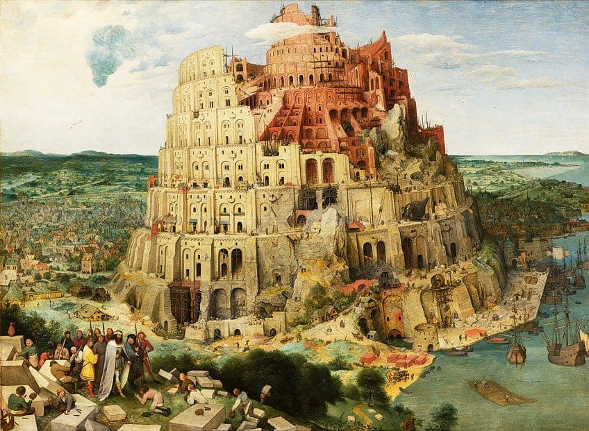 Der Turmbau zu Babel von Pieter Bruegel Analyse