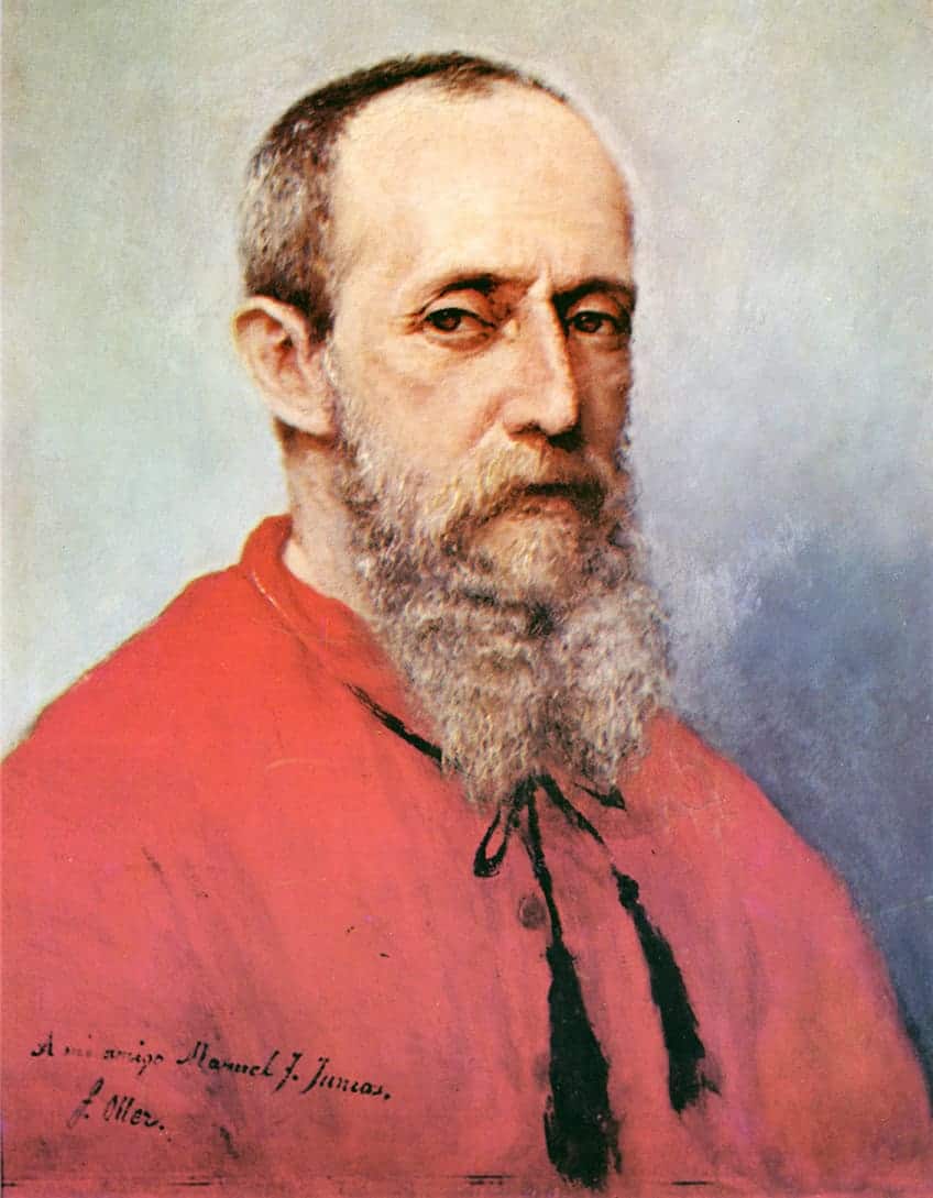 Selbstporträt von Francisco Oller