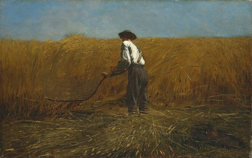 Der Veteran in einem neuen Feld (1865) von Winslow Homer
