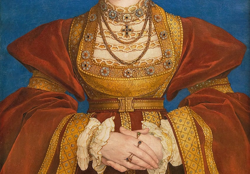 Porträt von Anna von Kleve auf Leinwand