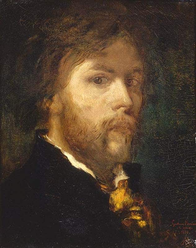 Gustave Moreaus Selbstporträt von 1850, heute im Musée Gustave Moreau in Paris.