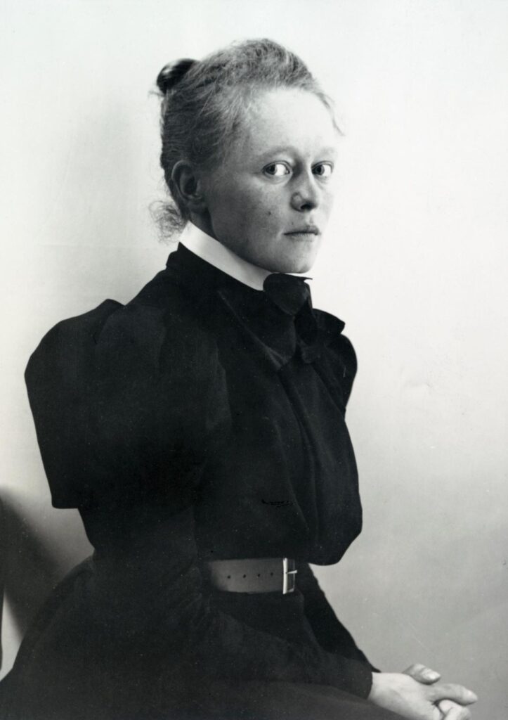 Helene Schjerfbeck in den frühen 1890er-Jahren.