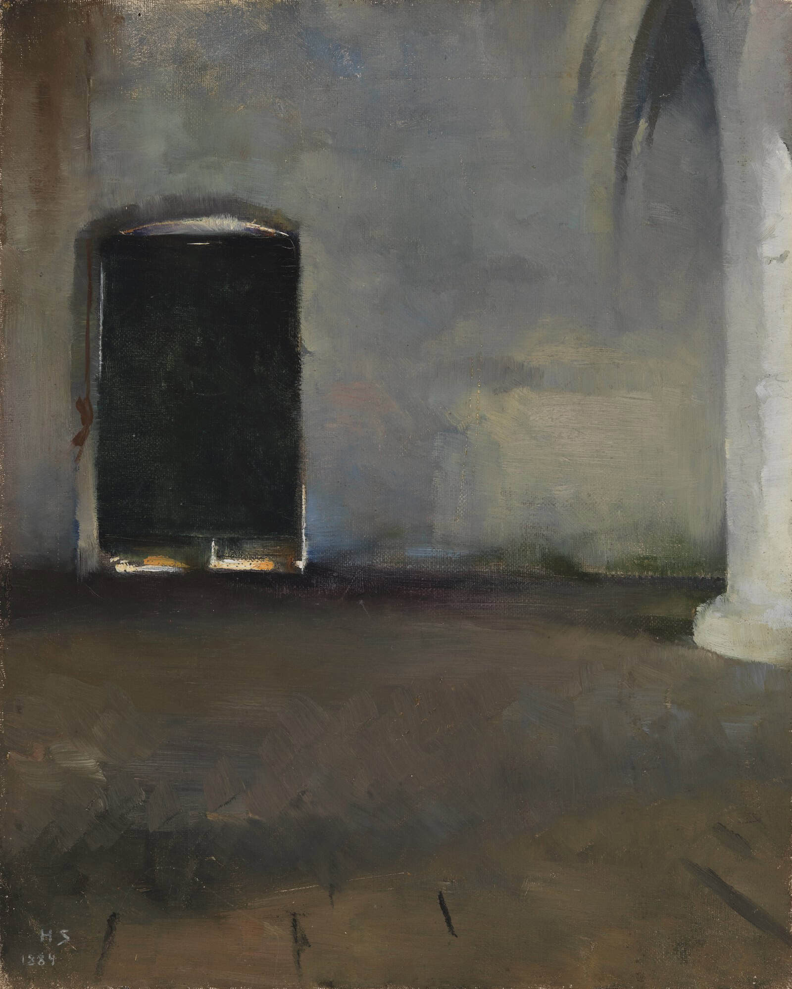 Helene Schjerfbeck - The Door - A IV 3680 - Finnish National Gallery. The Door.