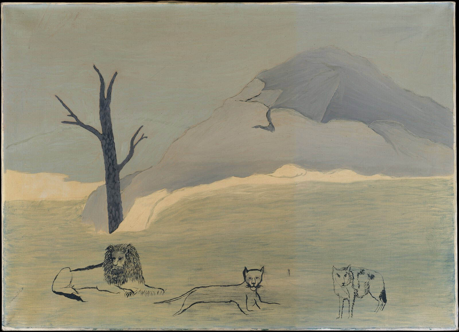 Horace Pippins „Holy Mountain IV“ von 1946 ist ein 66 × 91,4 Zentimeter großes Ölgemälde aus seinem letzten Lebensjahr.