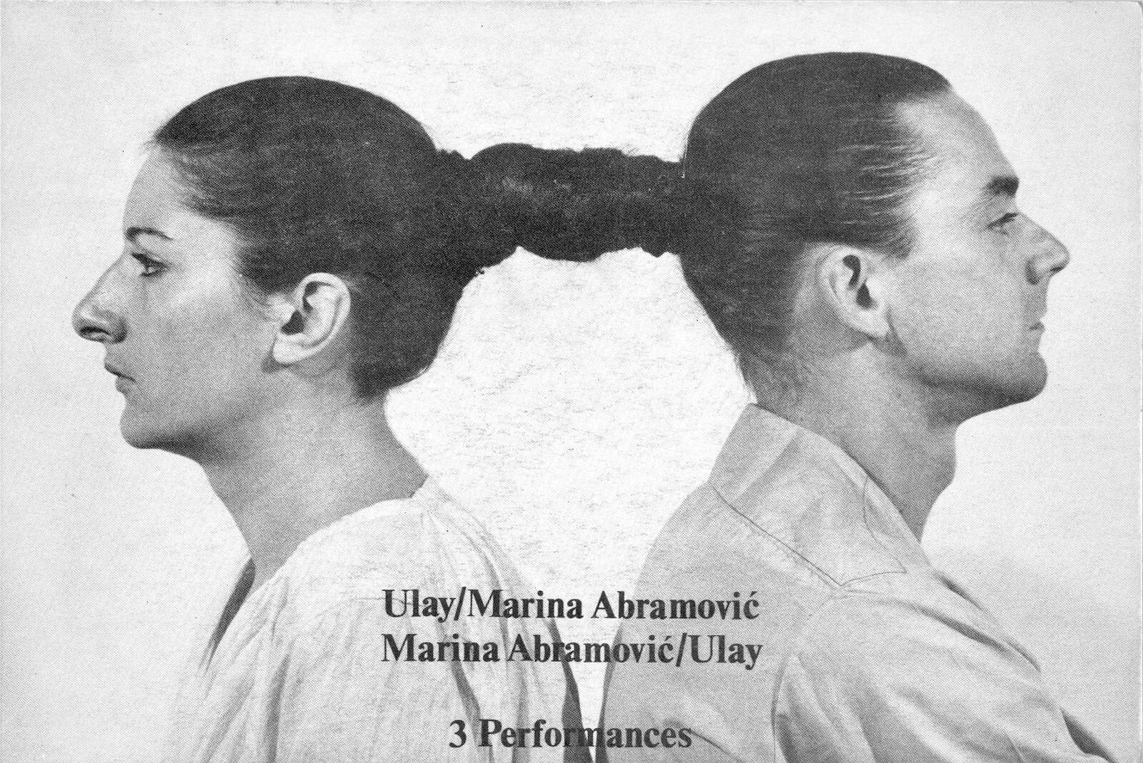 Das Künstlerbuch 3 Performances von Marina Abramović und Ulay dokumentiert drei ihrer gemeinsamen Relation Works.