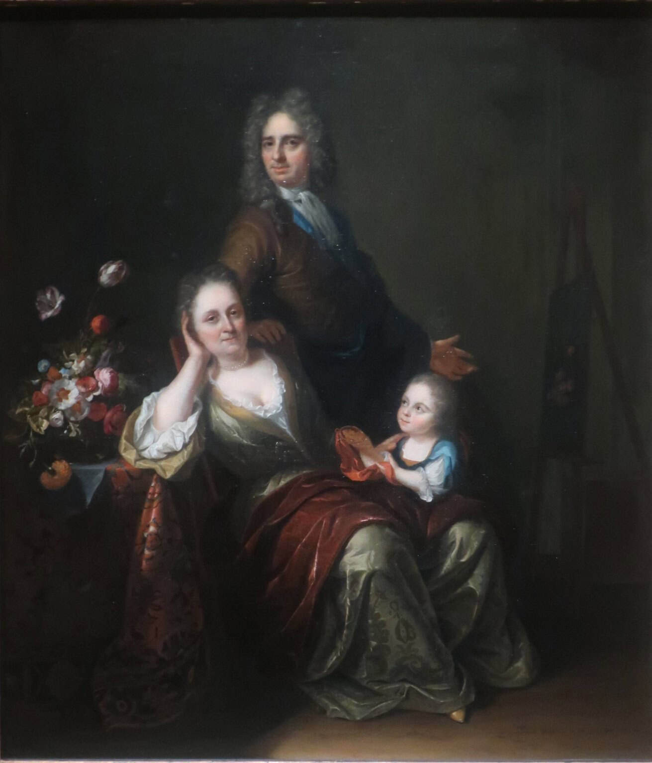 Das Künstlerehepaar Juriaen Pool und Rachel Ruysch mit Sohn, 1708–1716. Das Künstlerehepaar Juriaen Pool (1665–1745) und Rachel Ruysch (1664–1750) mit Sohn, 1708–1716. Pool hielt i